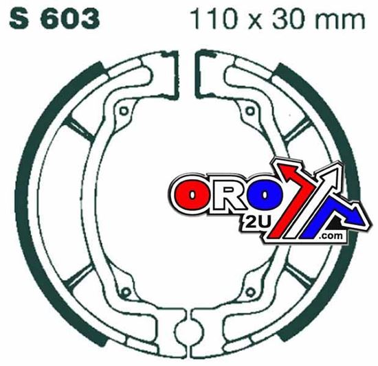 Picture of BRAKE SHOES VB312 [EBC S603]